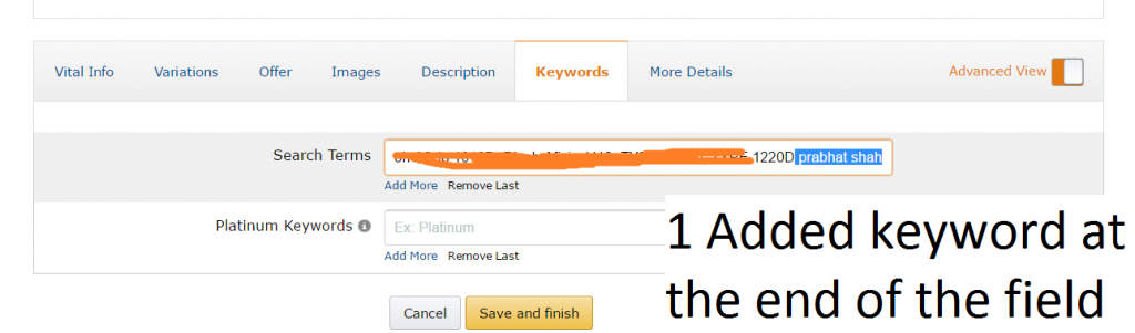 Getting the best out of Amazon Search terms - daytodayebay